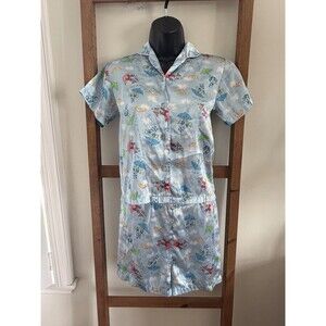 Vintage 2000 Powerpuff Girls Pajama Set Cartoon Network Satin PJs Y2K